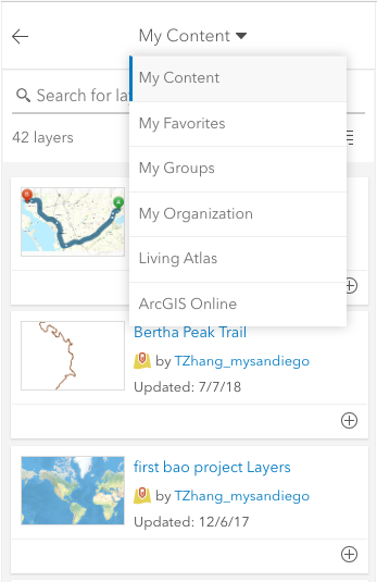 Item Browser scope menu